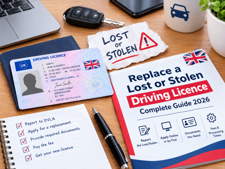 Replace a Lost or Stolen Driving Licence