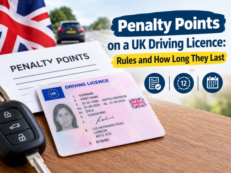 Penalty Points on a UK Driving Licence