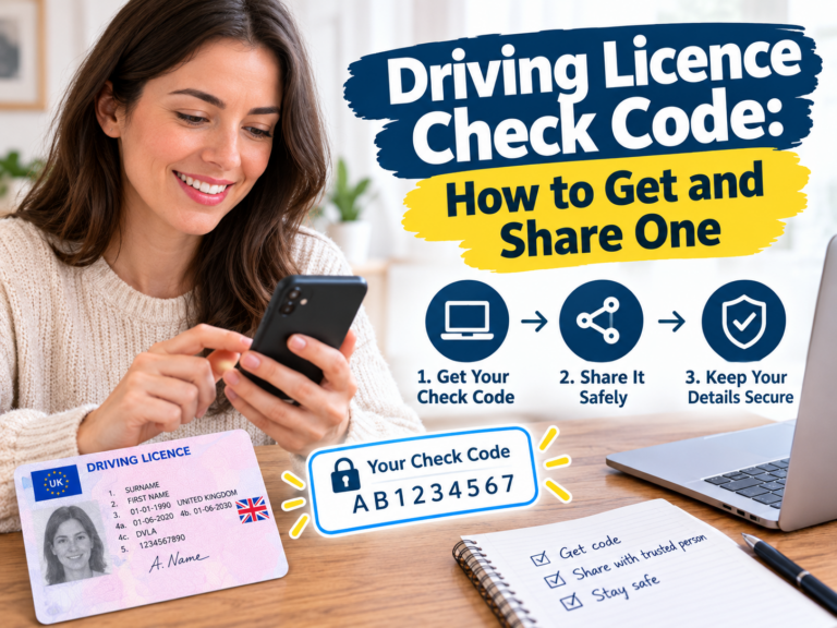 Driving Licence Check Code