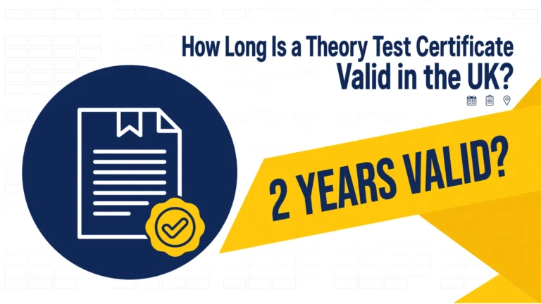 how long is theory test certificate valid uk