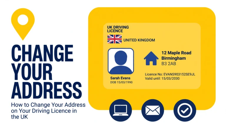 change address on driving licence uk