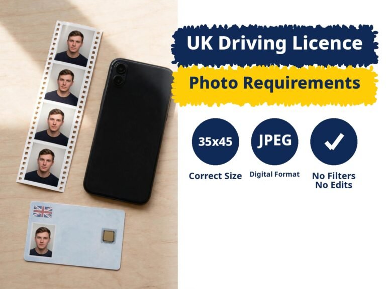 driving licence photo requirements UK