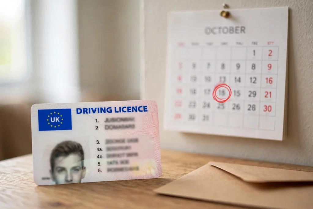 can i drive while my driving licence is being renewed uk