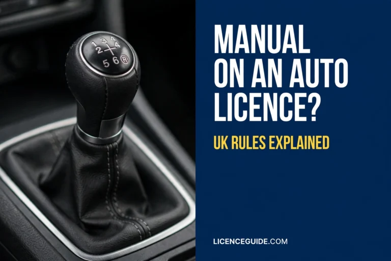 can i drive manual with automatic licence uk